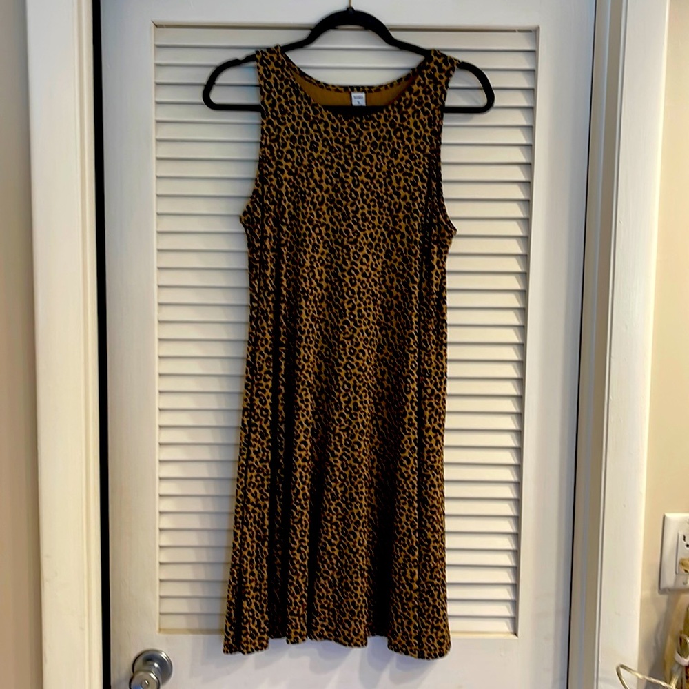 Old Navy Leopard Print sleeveless Dress